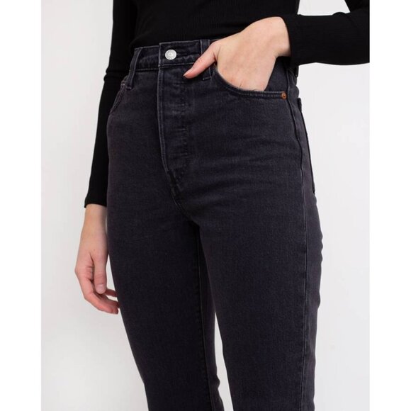 Levi’s Black Ribcage Boot Jeans Size 25 - 41719 - Picture 2 of 16